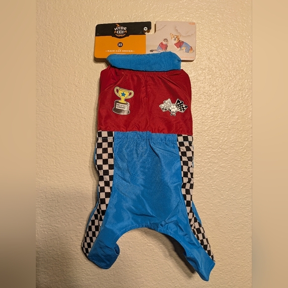 Pet Racing-Themed One Piece by - Red and Blue Nwt - Picture 2 of 6